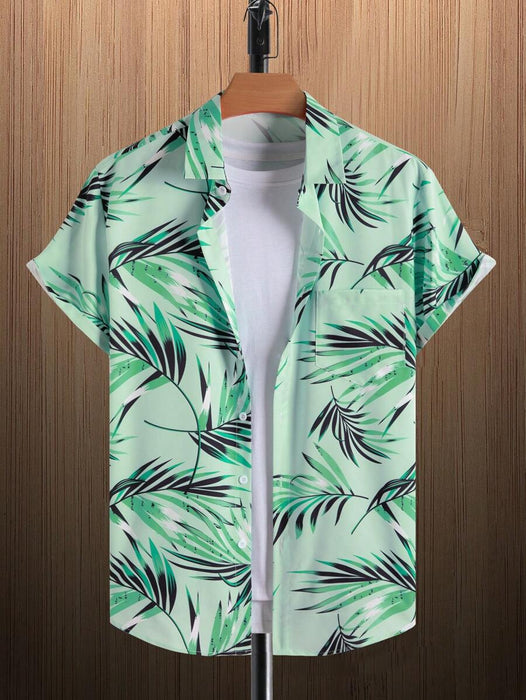 Short Sleeve Tropical Printed Shirts