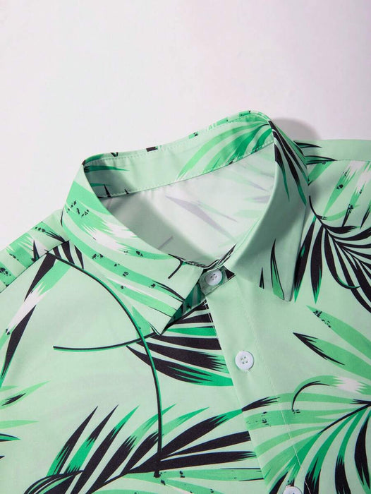 Short Sleeve Tropical Printed Shirts