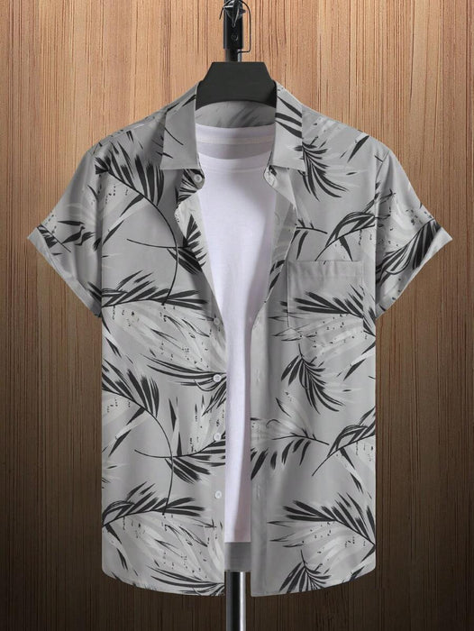 Short Sleeve Tropical Printed Shirts