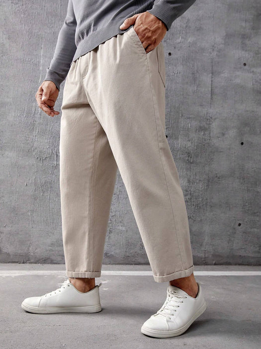 Slant Pocket Straight Pant