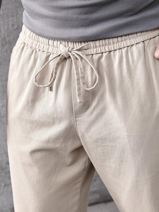 Slant Pocket Straight Pant