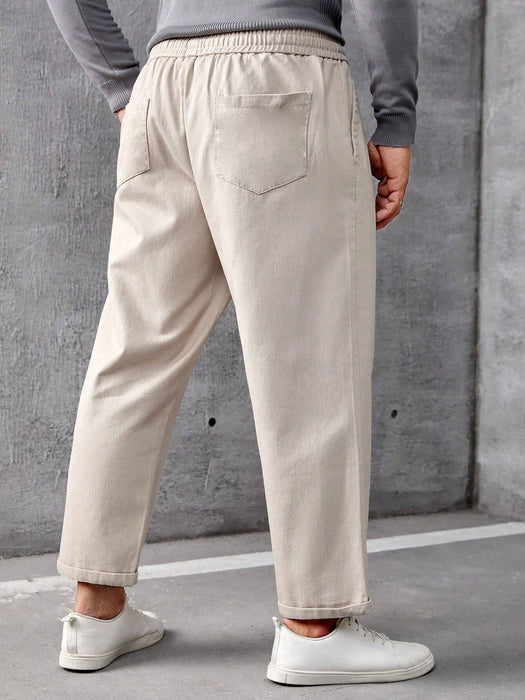 Slant Pocket Straight Pant