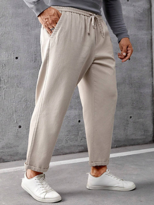 Slant Pocket Straight Pant