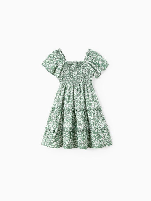 Smocked Floral Family Matching Sets