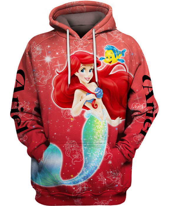 The Little Mermaid Zip Up Hoodie