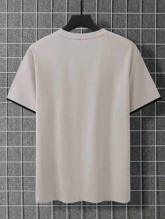 Trim Pocket Patched T Shirt