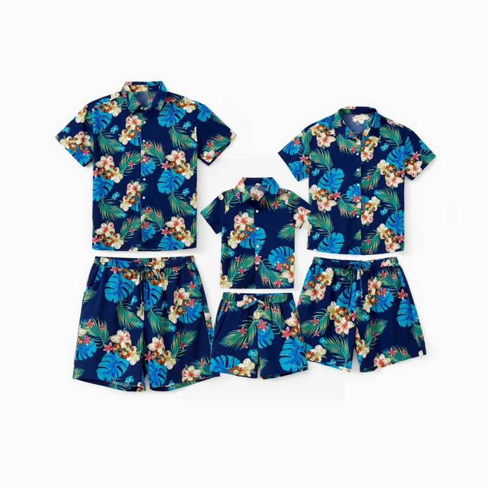 Tropical Escape Family Matching Outfit Set