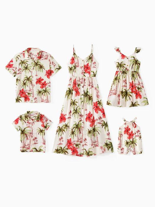 Tropical Fashion Printed Family Matching Set