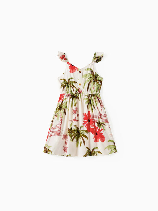 Tropical Fashion Printed Family Matching Set