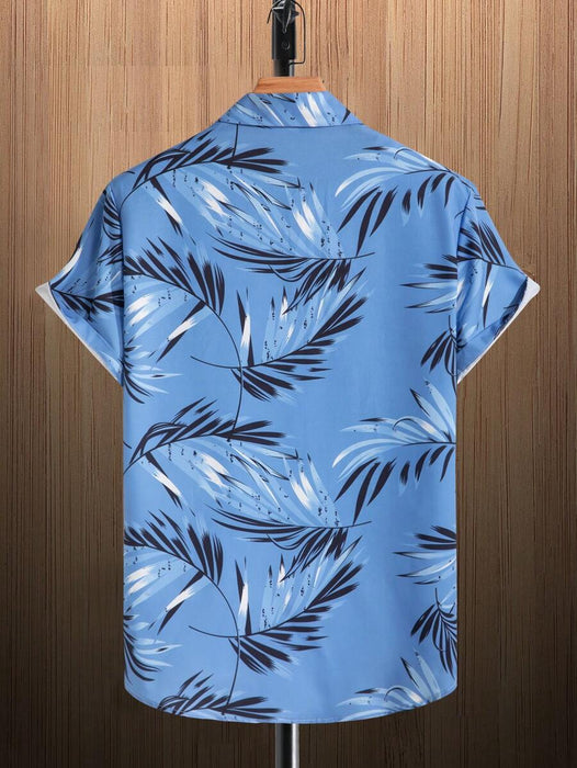 Tropical Print Short Sleeve Shirts