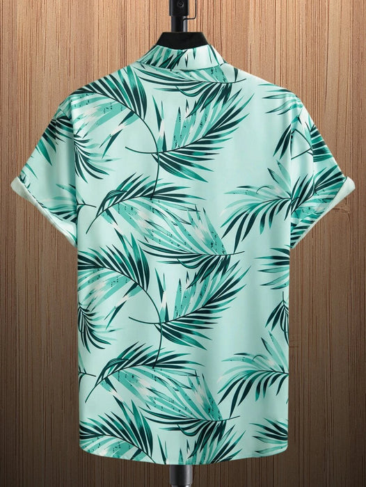 Tropical Print Short Sleeve Shirts