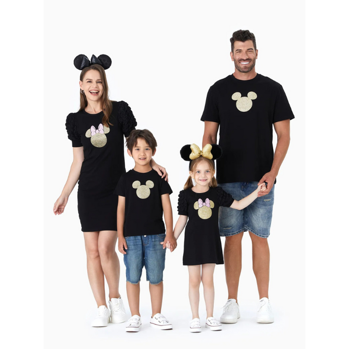 Mickey And Friends Matching Tees And Dresses