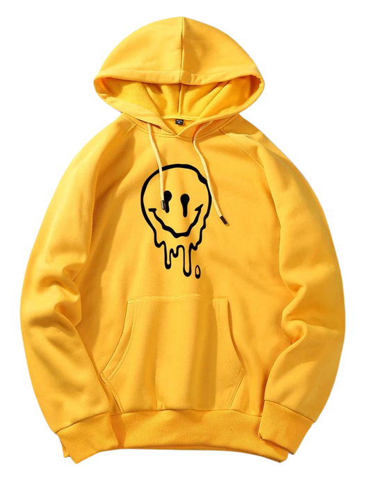 Smiley Print Hoodie