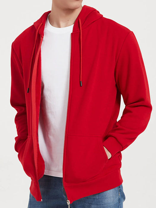 Basic Zipped Hoodie