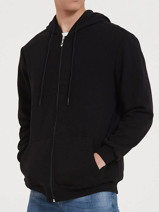 Basic Zipped Hoodie