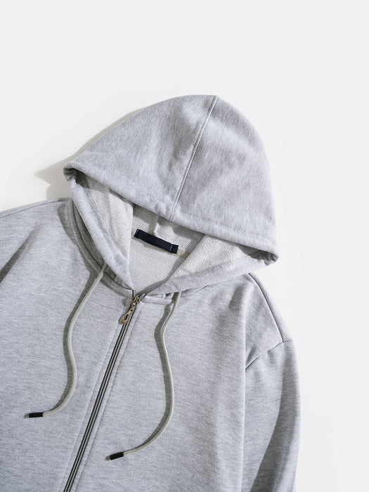 Basic Zipped Hoodie