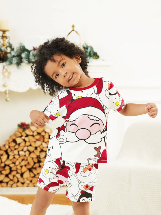 Santa Family Matching Christmas Pajama Set