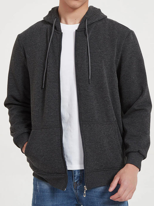 Basic Zipped Hoodie