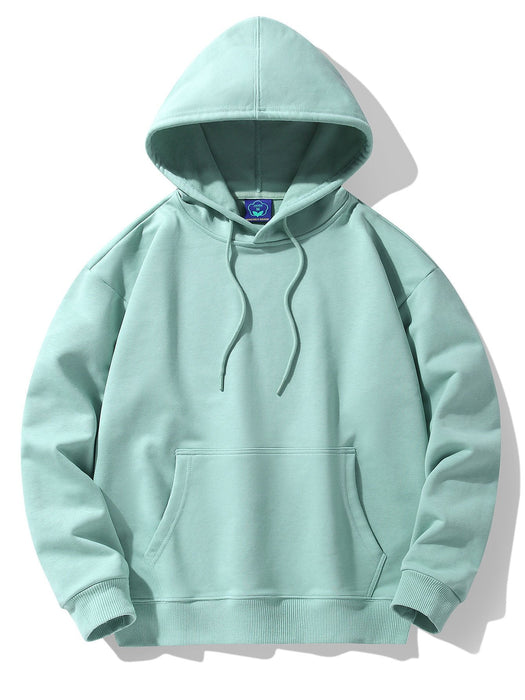 Basic Heavy Drop Shoulder Relaxed Hoodie