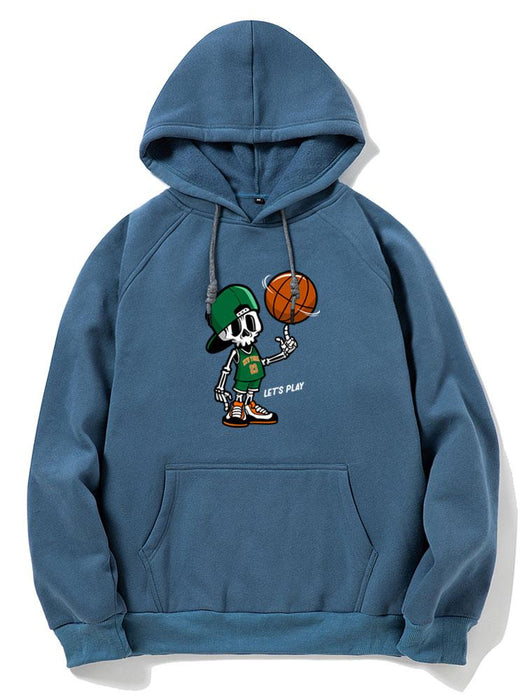 Basketball Print Hoodie