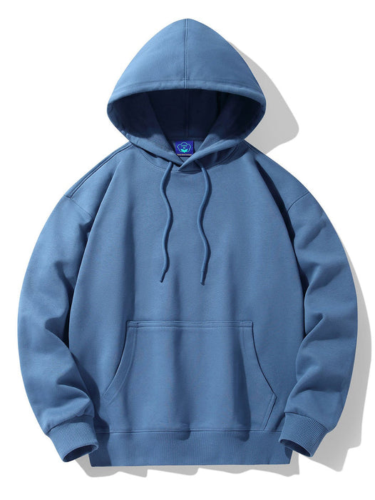 Basic Heavy Drop Shoulder Relaxed Hoodie