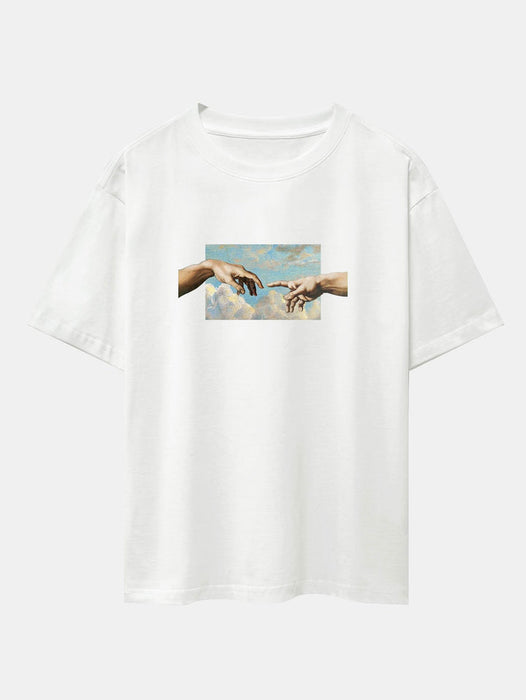 Adam Print Oversize T-Shirt