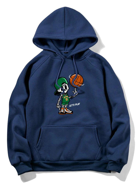 Basketball Print Hoodie