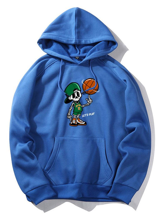 Basketball Print Hoodie