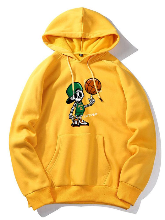 Basketball Print Hoodie