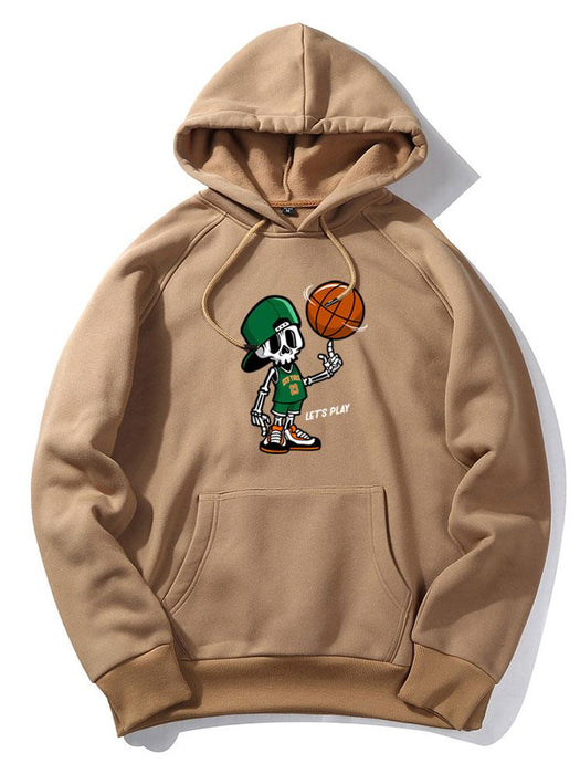 Basketball Print Hoodie