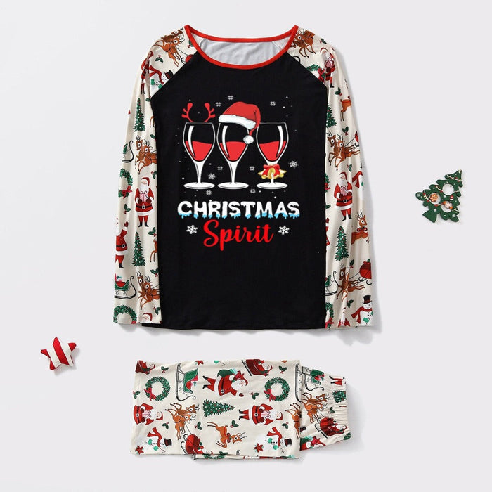 The Christmas Wine Family Pajama Set