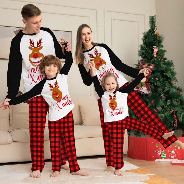 The Xmas Deer Family Matching Pajama Set