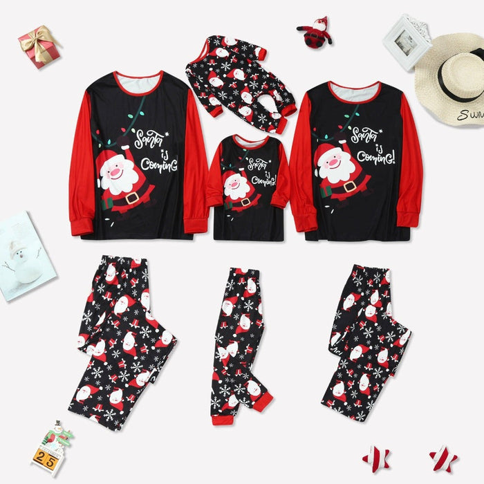 The Santa Is Coming Family Matching Pajama Set