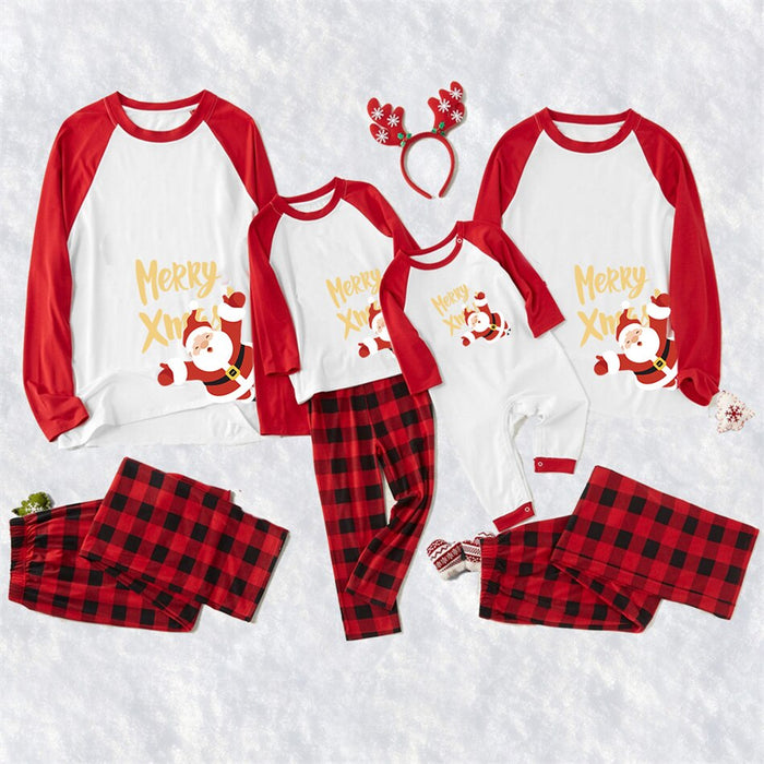 The White Xmas Glow Family Matching Pajama Set