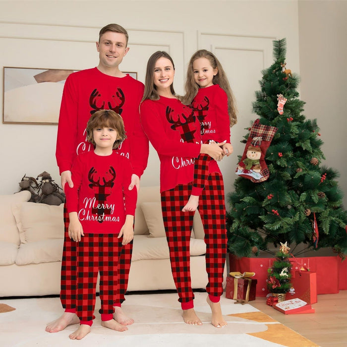 The Red Xmas Family Matching Pajama Set